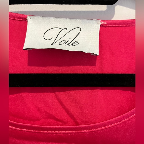 Red Satin Women's Top - Picture 4 of 8